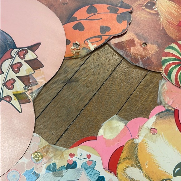 Vintage Animal and Child Valentine decorations - Picture 17 of 17